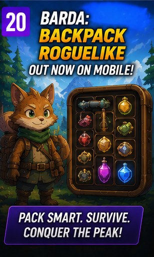 Barda: Backpack Roguelike keeps climbing on mobile