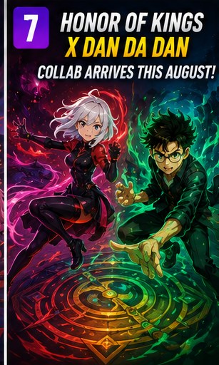 Honor of Kings x Dan Da Dan collaboration arrives this August