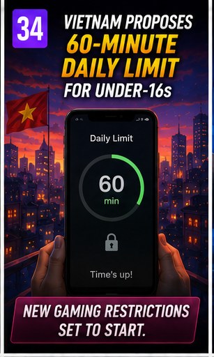 Vietnam proposes gaming restrictions for under-16s