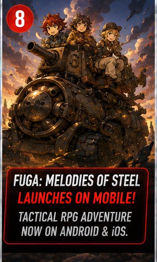 Fuga: Melodies of Steel launches on phones