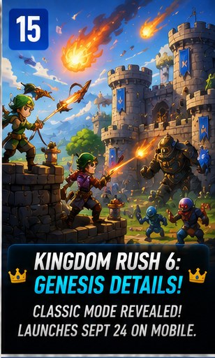 Kingdom Rush 6: Genesis details Classic Mode