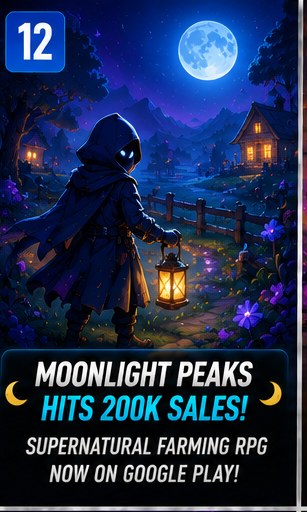 Moonlight Peaks reaches 200,000 sales