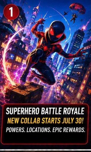 PUBG Mobile x Spider-Man: Brand New Day starts July 30