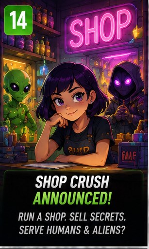 Shop Crush mixes retail management with psychological horror