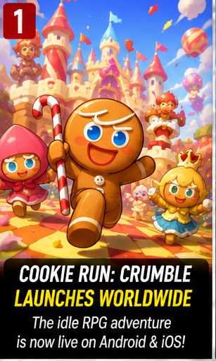 CookieRun: Crumble launches worldwide