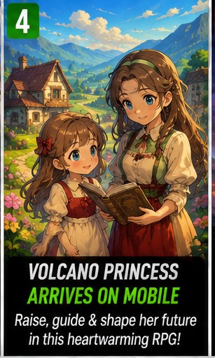 Volcano Princess arrives on mobile