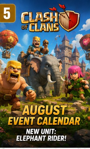 Clash of Clans starts August event calendar