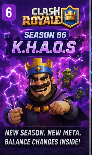Clash Royale begins Season 86: K.H.A.O.S