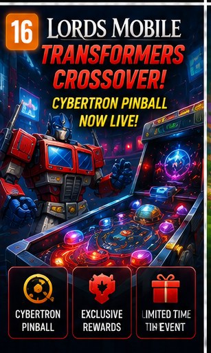 Lords Mobile continues Transformers crossover