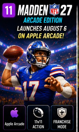 Madden NFL 27 Arcade Edition launches August 6