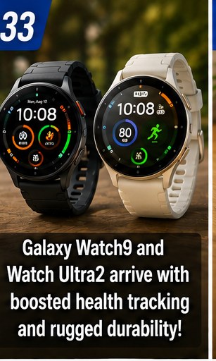 Galaxy Watch9 expands Samsung's wearable platform with brighter display and deeper health tracking