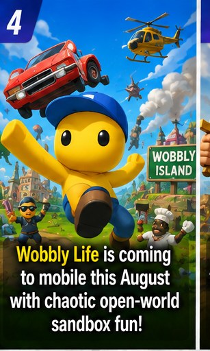 Wobbly Life is bringing its chaotic open-world sandbox to Android and iOS this August