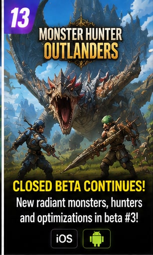 Monster Hunter Outlanders continues closed beta as TiMi tests long-form hunts on mobile hardware