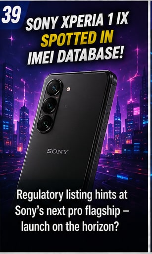 Sony Xperia 1 IX regulatory listing suggests another enthusiast Android flagship is coming