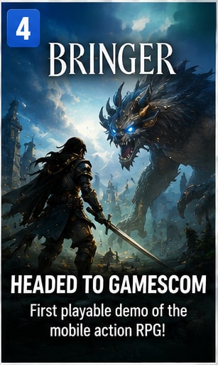 Bringer heads toward Gamescom with its first playable mobile-compatible fantasy action RPG demo
