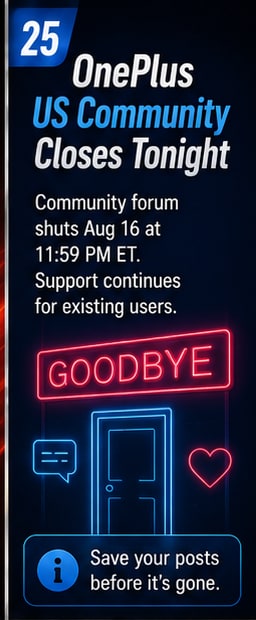 OnePlus North America Community closes tonight as the brand retreats from Western product launches