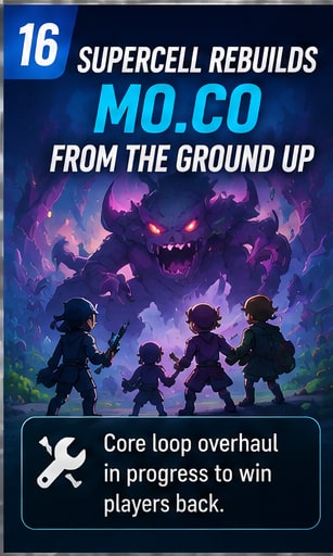 Supercell continues rebuilding mo.co after admitting its core loop loses too many players