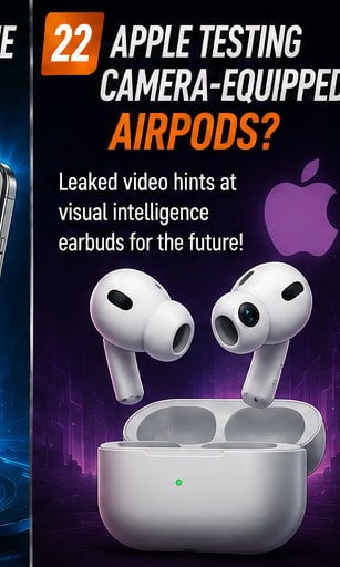 Apple appears to be testing camera-equipped AirPods for Visual Intelligence features
