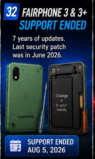 Fairphone 3 and 3+ officially reach end of direct software support after seven years