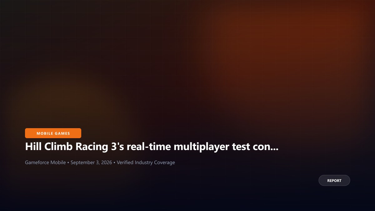 Hill Climb Racing 3's real-time multiplayer test continues