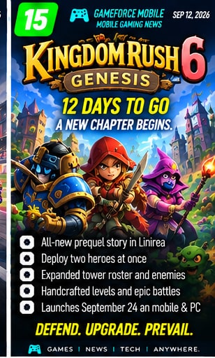 Kingdom Rush 6: Genesis continues building toward September 24
