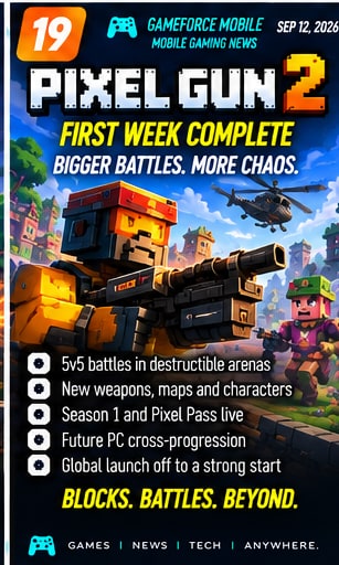 Pixel Gun 2 completes its first global week