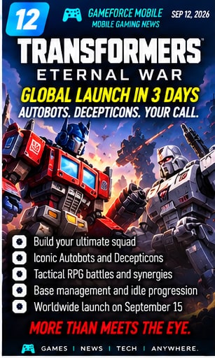 Transformers: Eternal War begins final launch weekend countdown