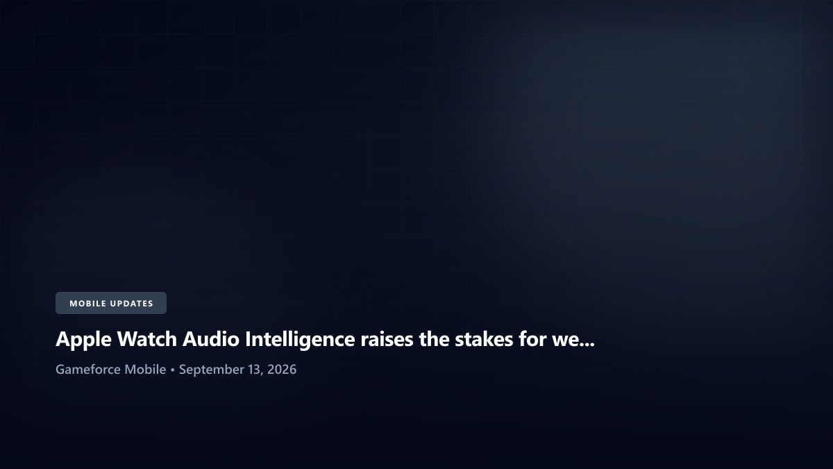 Apple Watch Audio Intelligence raises the stakes for wearable privacy