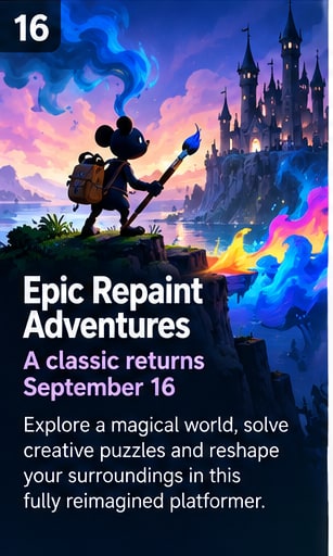 Disney Epic Mickey: Rebrushed moves within three days of mobile release