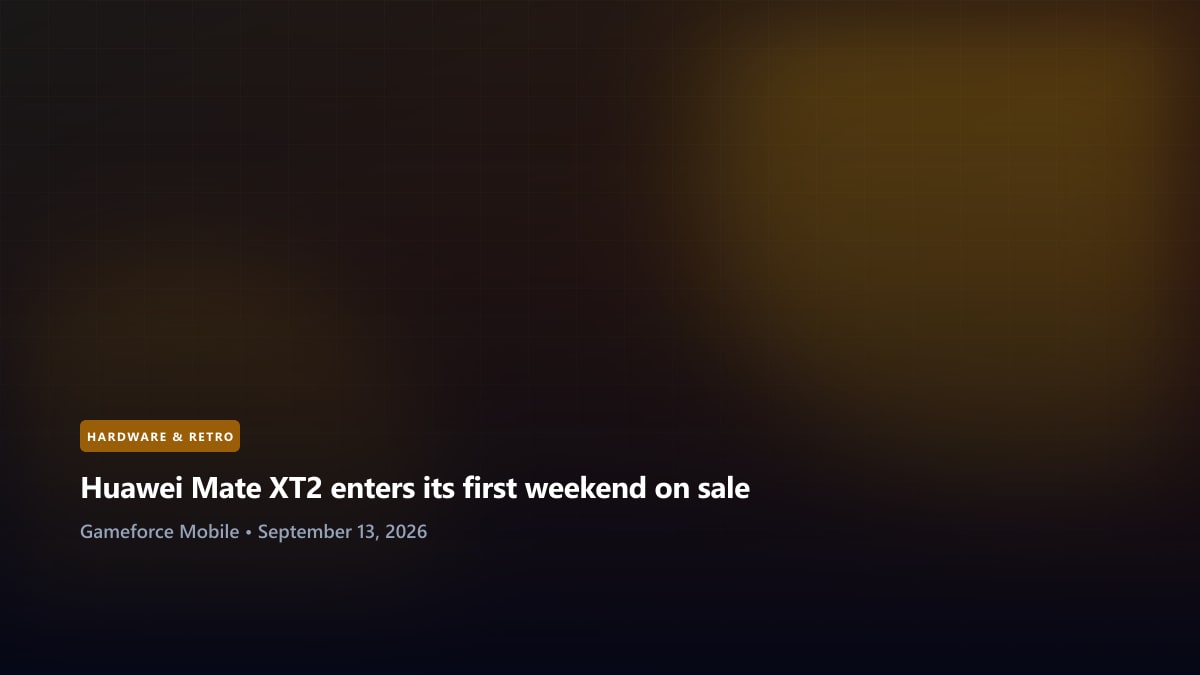 Huawei Mate XT2 enters its first weekend on sale