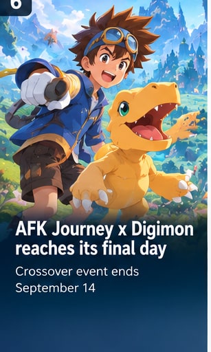 AFK Journey's Digimon Adventure crossover reaches its final day