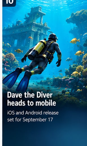 Dave the Diver prepares for September 17 iOS and Android release