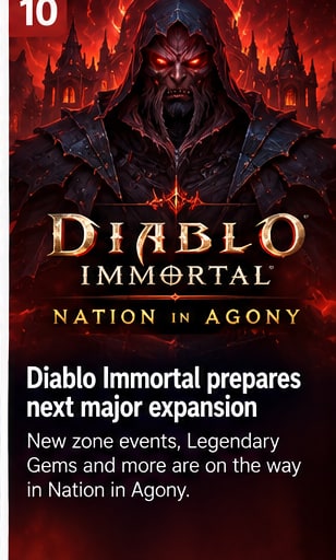 Diablo Immortal prepares its next major Nation in Agony expansion