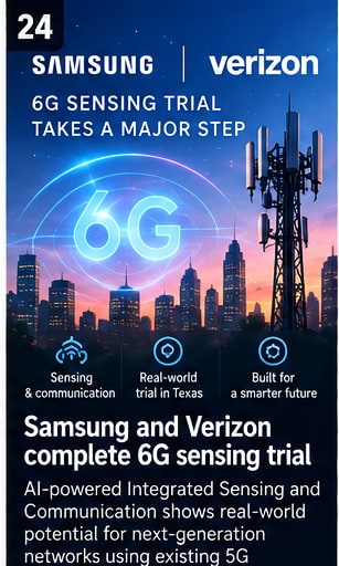 Samsung and Verizon complete practical 6G sensing trial in Texas