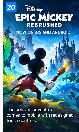 Disney Epic Mickey: Rebrushed Arrives on iOS and Android