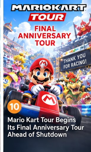 Mario Kart Tour Begins Its Final Anniversary Tour Ahead of Shutdown