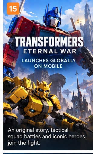 Transformers: Eternal War Launches Globally on Mobile