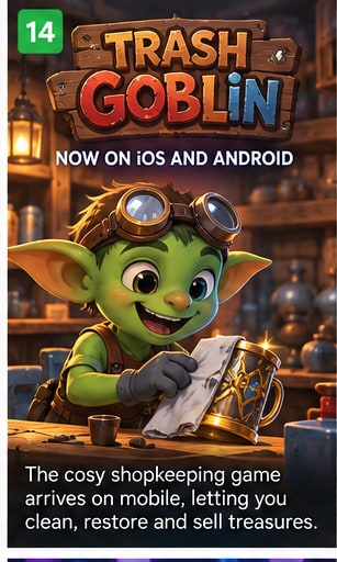 Trash Goblin Brings Its Cozy Shopkeeping Loop to iOS and Android