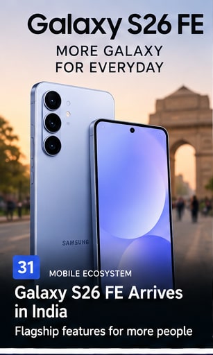 Galaxy S26 FE Reaches Indian Retail With 120Hz AMOLED and Android 17