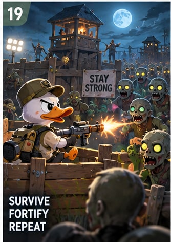 Hudeodeok Survival Mixes Roguelike Shooting With Zombie Base Defence