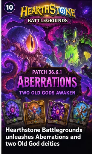 Hearthstone Battlegrounds unleashes Aberrations and two Old God deities