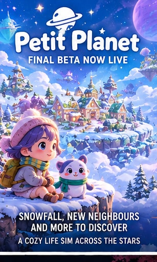 Petit Planet's final beta adds snowfall, new neighbours and more reasons to ignore reality