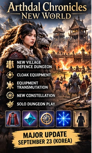 Arthdal Chronicles' Korean New World Update Adds Village Defence, Cloaks and Solo Dungeon Play