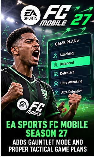 EA Sports FC Mobile Season 27 Adds Gauntlet Mode and Proper Tactical Game Plans