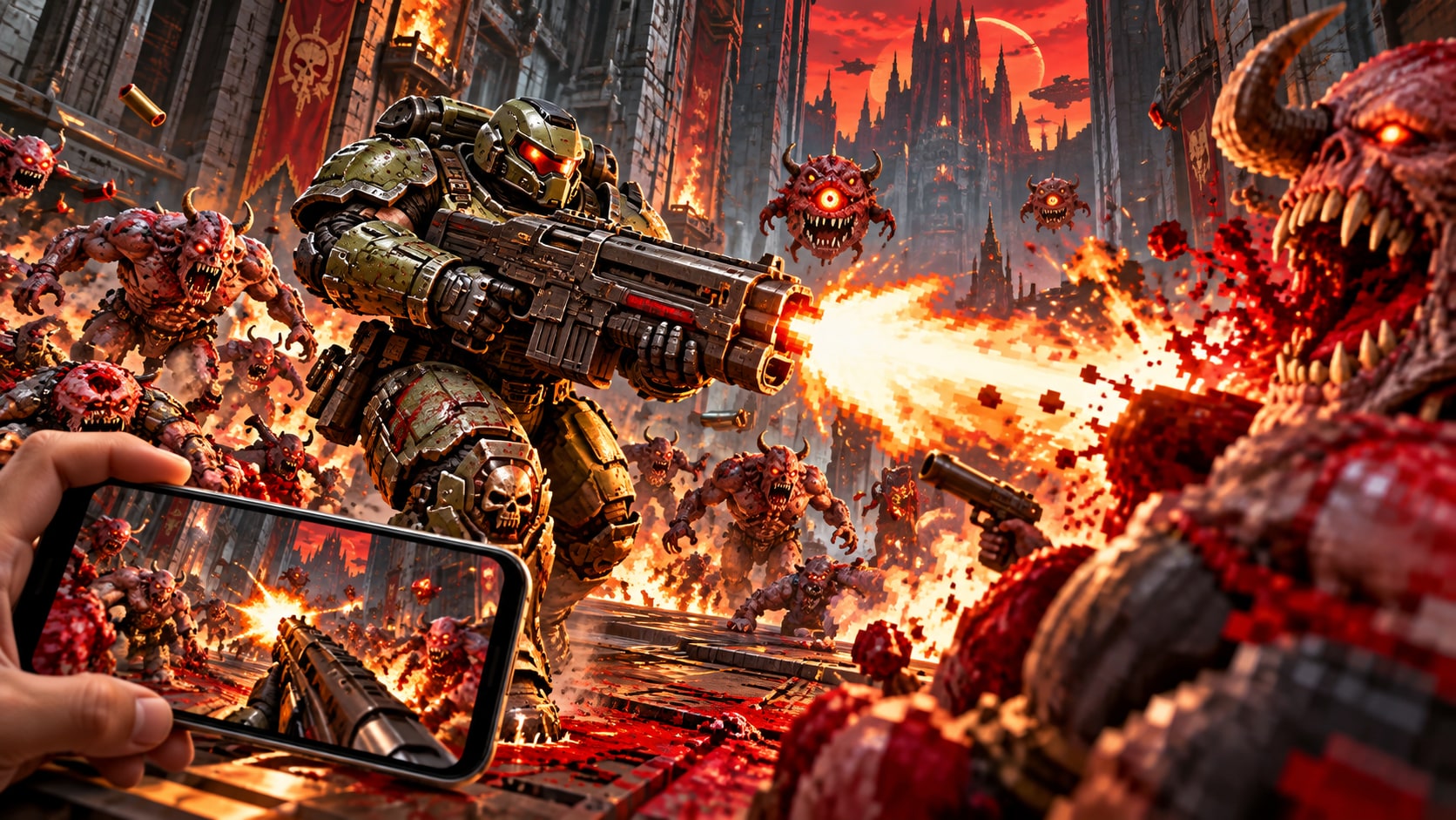 Warhammer 40,000: Boltgun Boom Brings Retro Space-Marine Shooting to Phones