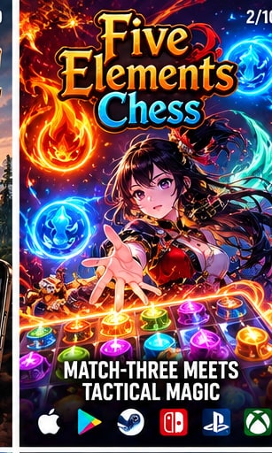 Five Elements Chess Turns Match-Three Into a Magical Tactical Duel
