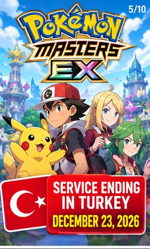 Pokémon Masters EX Will Shut Down in Turkey in December