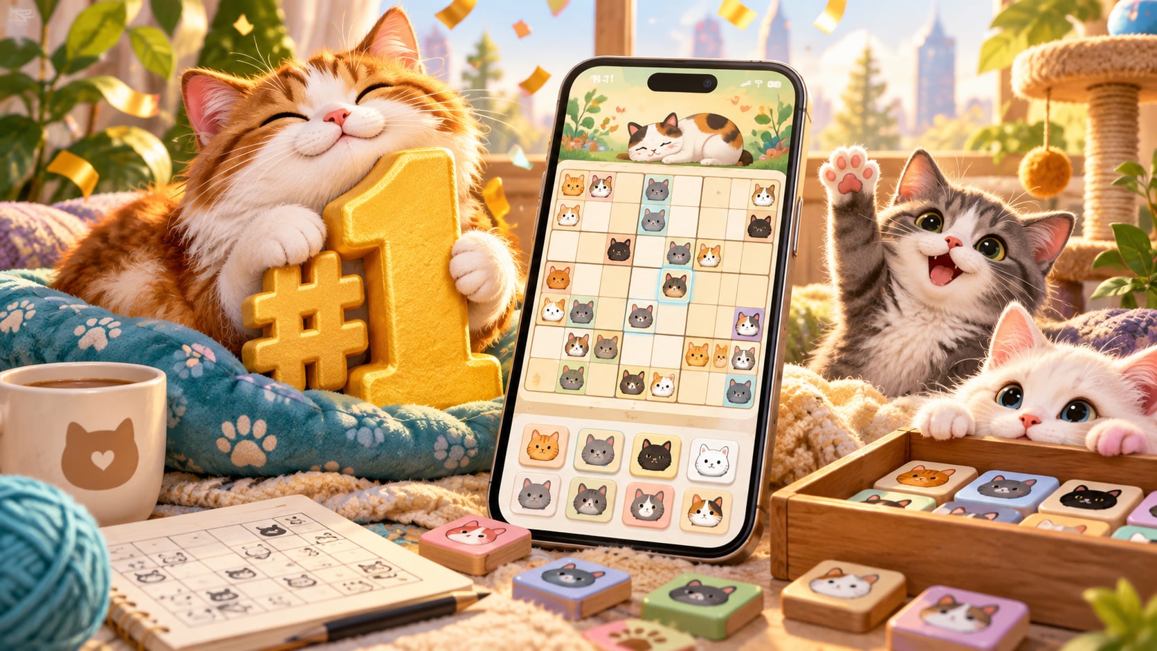 Meowdoku Remains America's Most-Downloaded Free iPhone Game