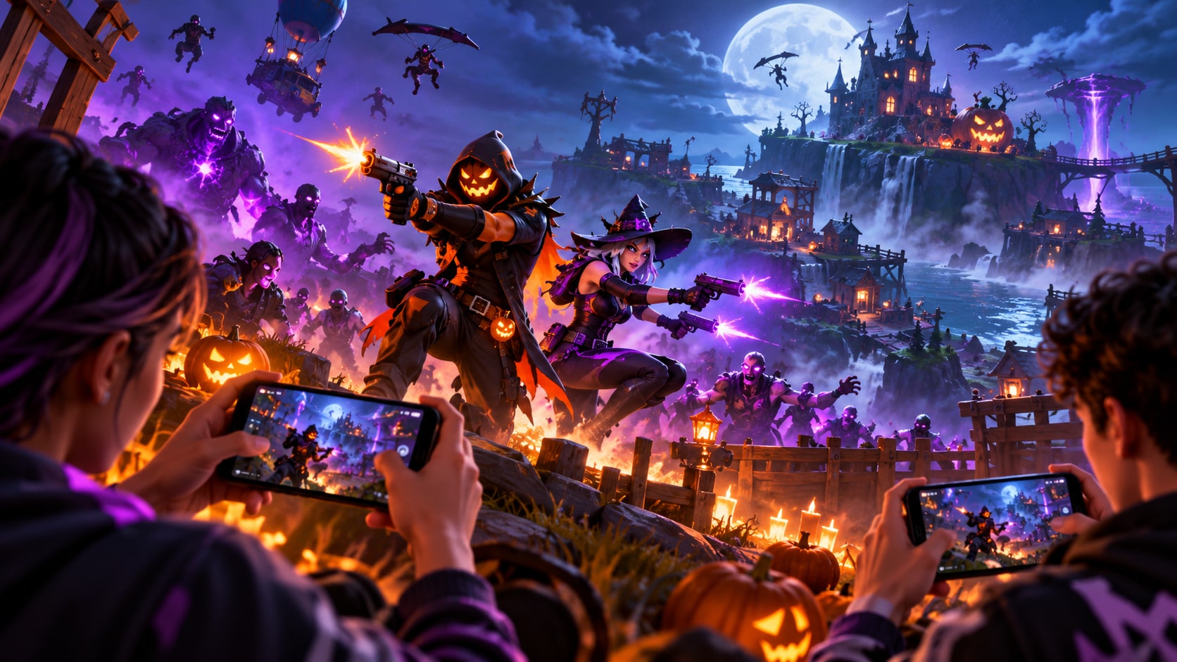 Fortnite's Overnight Fortnitemares Power Hour Gives Mobile Players a Very Late Appointment