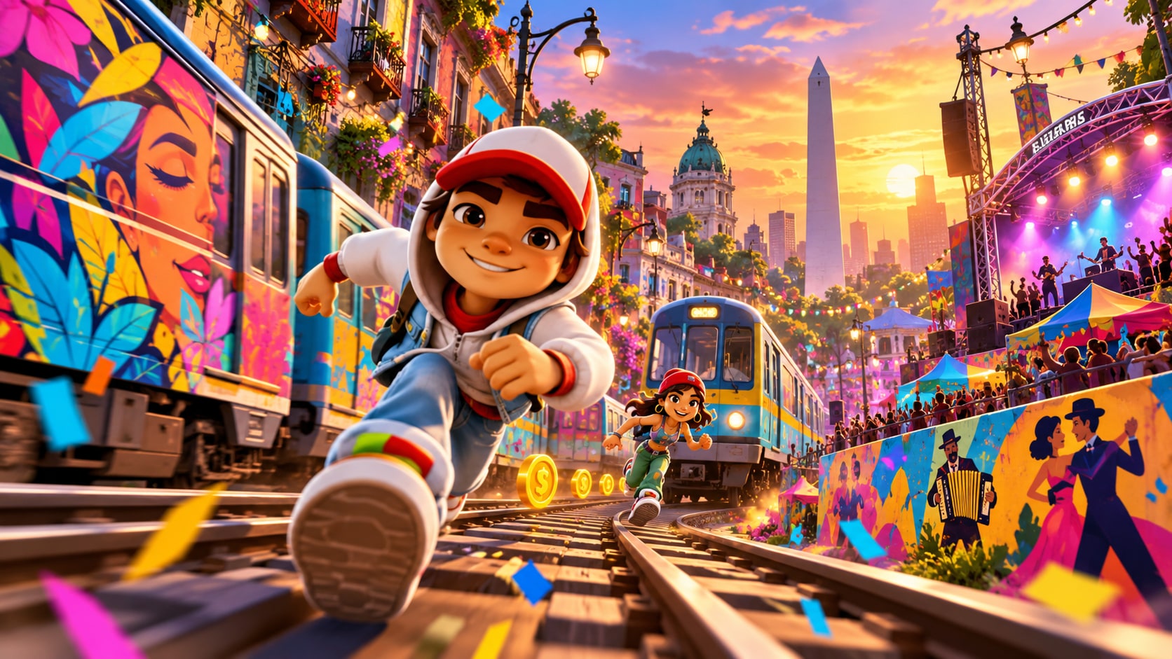Subway Surfers Says Goodbye to Buenos Aires and Its bbno$ Collaboration